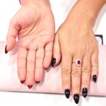 naiyah-nails-russian-manicure-Black-louboutin-nails-red-bottom-nails-gel-x-extensions-brixton-london-russian-mani-brixton-streatham-red-nails-luxury-london-salon-spa-clapham#